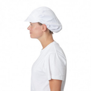 Charlotte Weiß aus Polybaumwolle - Einheitsgröße - Whites Chefs Clothing - Fourniresto