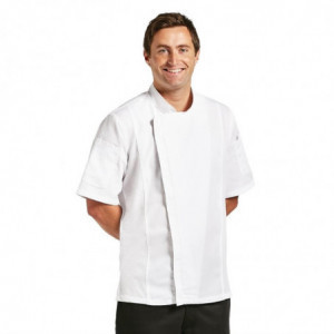 Veste de Cuisine Mixte Blanche Urban Springfield - Taille L - Chef Works - Fourniresto