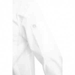 Veste de Cuisine Mixte Blanche à Manches Longues Calgary - Taille XXL - Chef Works - Fourniresto