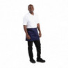 Kurze Kellnerschürze in Marineblau aus Polycotton 373 x 750 mm - Whites Chefs Clothing - Fourniresto