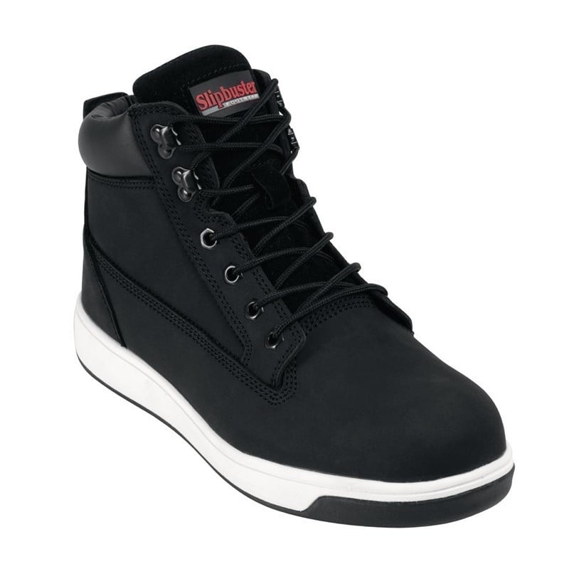 Chaussures de Sécurité Montantes en Cuir - Taille 46 - Slipbuster Footwear - Fourniresto