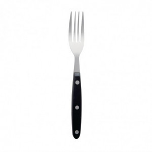 Meat Fork with Black Handle 200 mm - Set of 12 - Olympia - Fourniresto