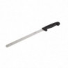 Gekerbtes Schneidemesser Schwarz Klinge 30,5 cm - Hygiplas - Fourniresto