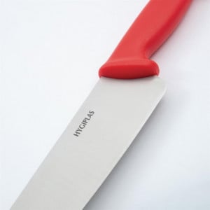 Couteau De Cuisinier Rouge Lame 25,5 Cm - Hygiplas - Fourniresto