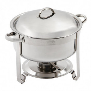 Ensemble Chafing Dish Vienna En Inox 7,5 L - Olympia - Fourniresto