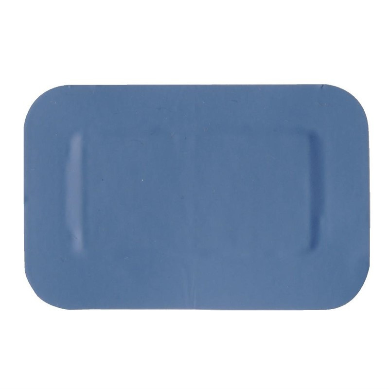 Abnehmbare blaue Pflaster 28 x 38 mm - Packung mit 50 Stück - FourniResto - Fourniresto