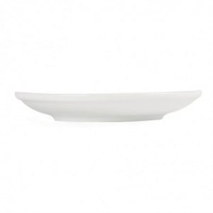 Weiße stapelbare Untertasse - Set mit 12 - Olympia - Fourniresto