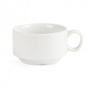 Stapeltasse für Espresso Weiß 85 ml Ø 80 mm - Set von 12 - Olympia - Fourniresto