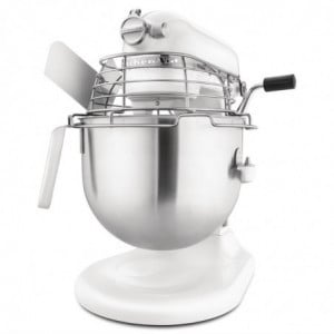 Professioneller Küchenmaschine Weiß 6,9 L - KitchenAid - Fourniresto