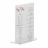 Vertical Acrylic A5 Menu Holder - Olympia - Fourniresto