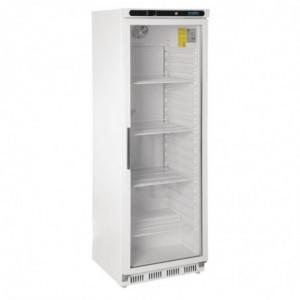 White 400 L Positive Refrigerated Display Case - Polar - Fourniresto