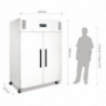 White Double Door 1200 L Negative Refrigerated Cabinet Gn 2/1 - Polar - Fourniresto