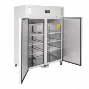 White Double Door 1200 L Negative Refrigerated Cabinet Gn 2/1 - Polar - Fourniresto