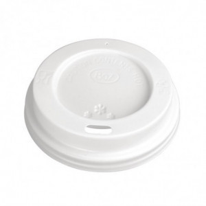 Deckel für Heißgetränkebecher 230 ml - Packung mit 1000 Stück - Fiesta - Fourniresto