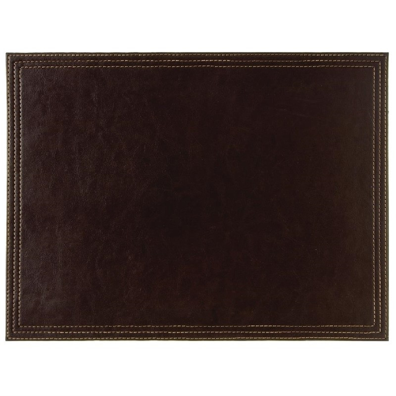 Set De Table En Simili Cuir Marron 300 X 400 Mm - Olympia - Fourniresto