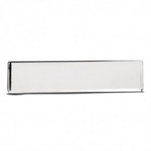 Rectangular Chrome Tissue Box - Bolero - Fourniresto