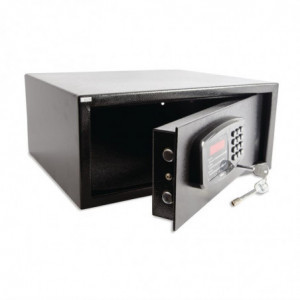 Black Hotel Safe for Laptop - Bolero - Fourniresto