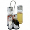 Complete cutlery set with oil and vinegar bottle holder, salt and pepper shakers - APS - Fourniresto