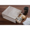 Large Brown Recyclable Paper Bag 305 x 254 mm - Pack of 250 - Fiesta Green - Fourniresto