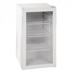 Vitrine Réfrigérée de Comptoir Blanche 1 Porte 88 L - Polar - Fourniresto