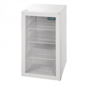 Vitrine Réfrigérée de Comptoir Blanche 1 Porte 88 L - Polar - Fourniresto