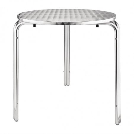 Table Bistro Ronde En enox - Ø 700 Mm - Bolero - Fourniresto