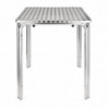 Square Stackable Stainless Steel Table 600 X 600 mm - Bolero - Fourniresto