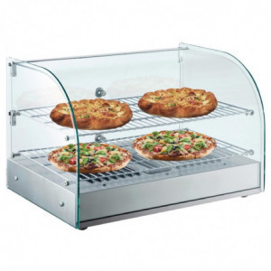 Vitrine Chauffante de Comptoir 2 Niveaux 45 L - Buffalo - Fourniresto