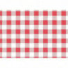 Greaseproof Paper Vichy Red 190 x 310 mm - Pack of 200 - FourniResto - Fourniresto