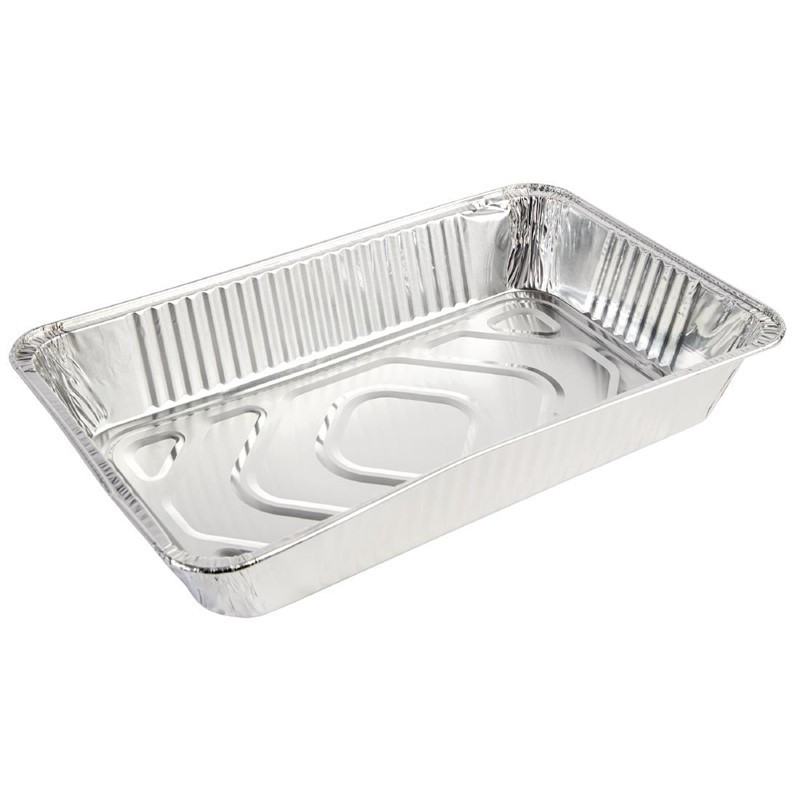 Rectangular Aluminum GN 1/2 3.6 L Tray - Set of 5 - Fiesta - Fourniresto