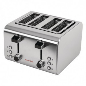 Edelstahl-Toaster 4 Scheiben - Caterlite - Fourniresto