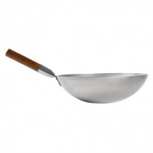 Londonwok Steel Hemisphere Bottom Wok Ø 38 cm - FourniResto - Fourniresto