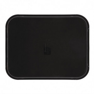 Plateau Rectangulaire Antidérapant en Fibre de Verre Camtread Noir 45,7 cm - Cambro - Fourniresto