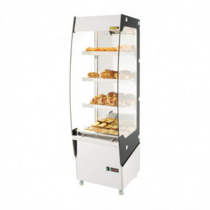 Vitrine Libre Service Chauffante Slim 220L - Buffalo - Fourniresto