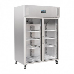 Kühlschrank mit positiver Kühlung GN 2/1 Serie G 600 L - Polar - Fourniresto