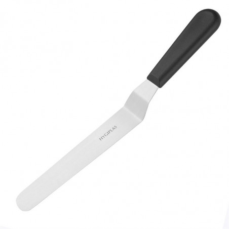 Angled Stainless Steel Spatula Knife 190mm - Hygiplas - Fourniresto