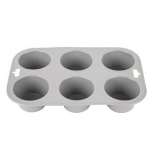 Flexible Silicone 6 Muffin Tray - Vogue - Fourniresto