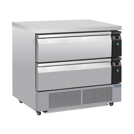 Double Refrigeration Base 2 Drawers Series U 4x GN 1/1 - Polar - Fourniresto