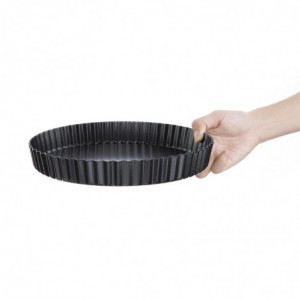 Non-stick Tart Mold with Removable Bottom Ø 250mm - Vogue - Fourniresto