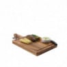 Small Solid Acacia Wood Steak Board - T&G Woodware - Fourniresto