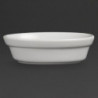 White Oval Gratin Dishes 161 x 116mm - Set of 6 - Olympia - Fourniresto