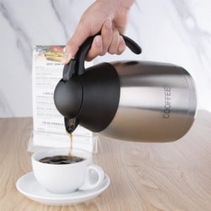 Pichet Isotherme À Café Couvercle Bombé- 1,5L - Olympia