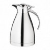 Stainless Steel Insulated Jug with Hinged Lid-2L - Olympia