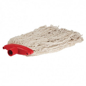 Kentucky Prairie Fringed Mop Head Red Support - Jantex - Fourniresto