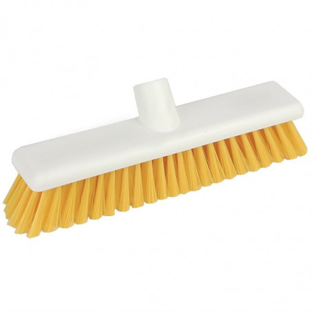 Soft Broom 300mm Yellow - Jantex - Fourniresto