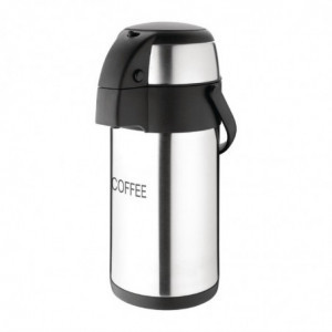 Pichet À Pompe Pour Café en Inox-3L - Olympia