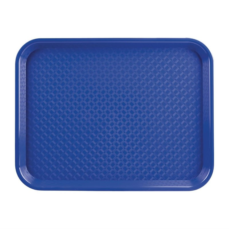 Blue Plastic Fast Food Tray - Olympia KRISTALLON - Fourniresto