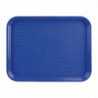 Blue Plastic Fast Food Tray - Olympia KRISTALLON - Fourniresto