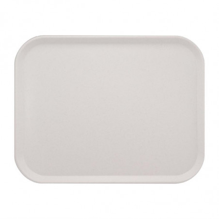 America 460x360mm speckled grey polyester serving tray - Roltex - Fourniresto