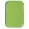 Trapezoidal Polyester Service Tray GN 500x325mm Green - Roltex - Fourniresto